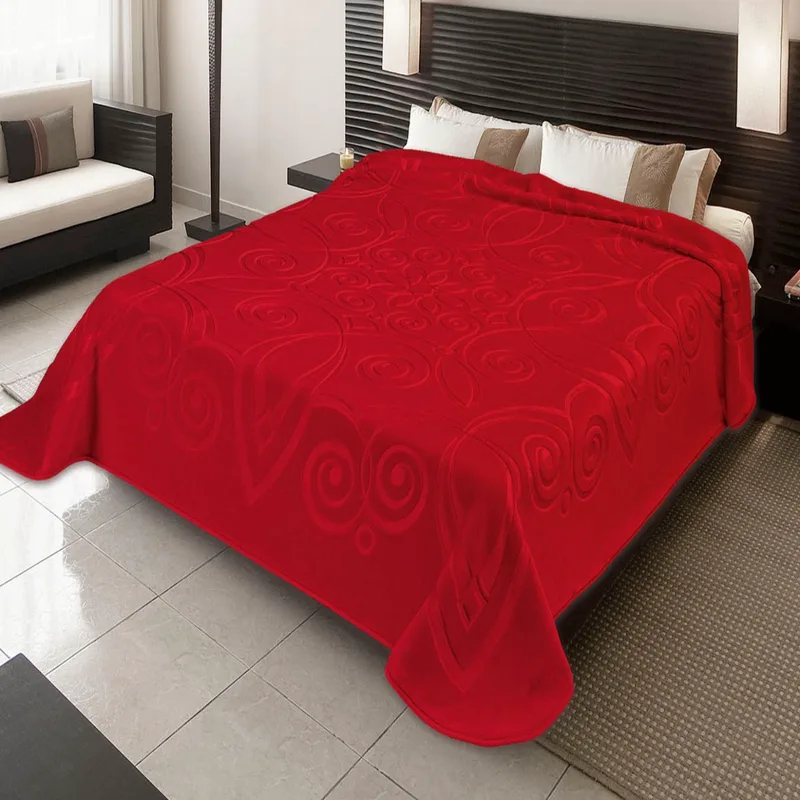 Κουβέρτα Ισπανίας Υπερδιπλη 220Χ240 Belpla Ster 516 Red(34)