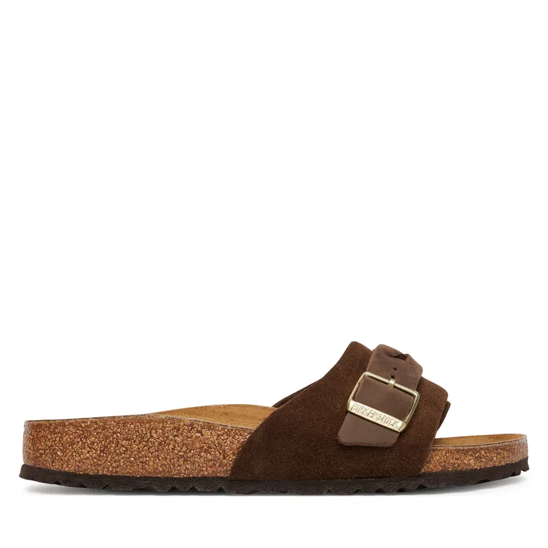 Παντόφλες Birkenstock Oita Braided 1031734 Καφέ