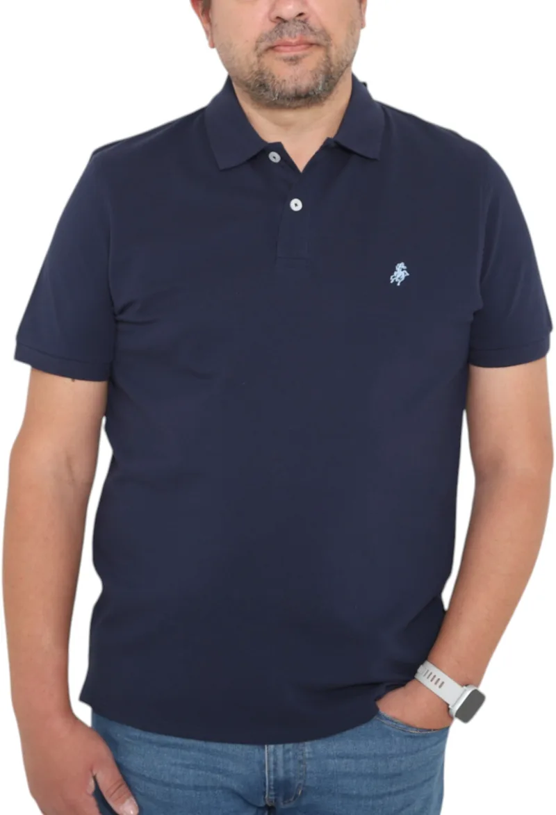 Μπλούζα Polo USA POLO CLUB Sleeve Polo-Shirt 1001-NAVY Ανδρικό