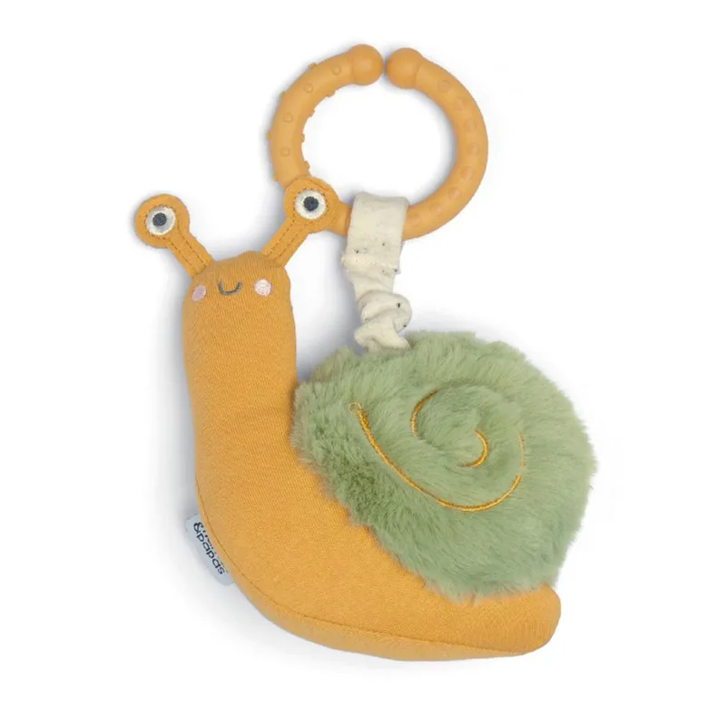 Κρεμαστό Λούτρινο Ζωάκι Με Ήχο Mamas & Papas Snail Squeaker 75582B104