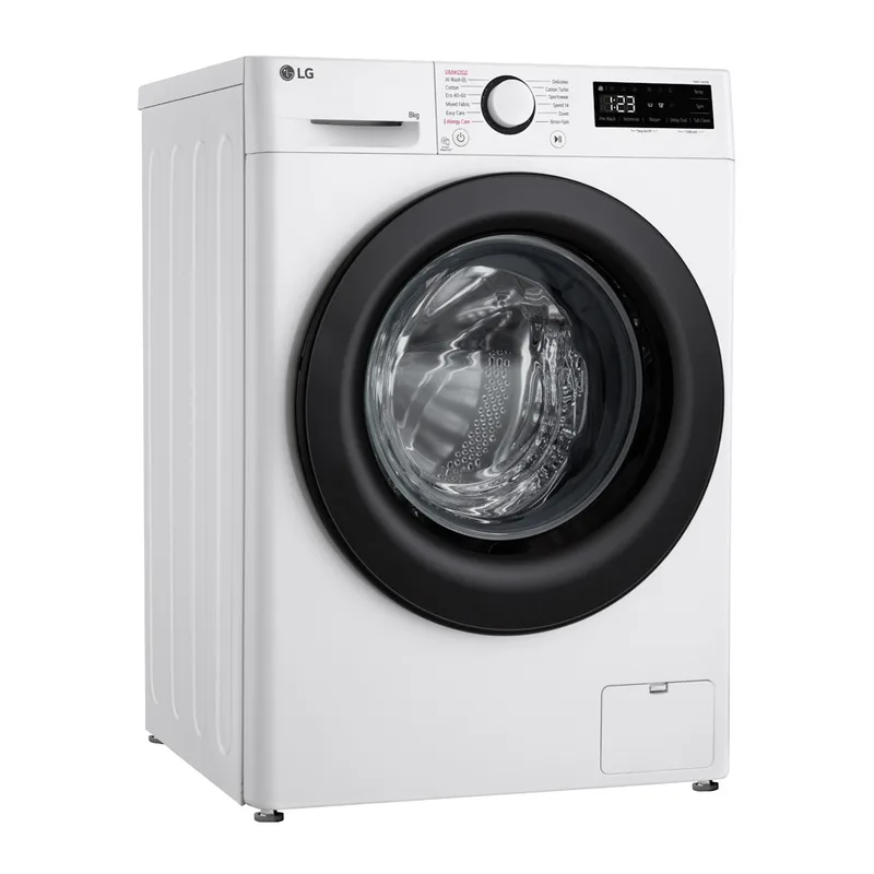 LG F2DR508SBW Πλυντήριο-Στεγνωτήριο Ρούχων 8kg/5kg Ατμού 1200 Στροφές F2DR508SBW