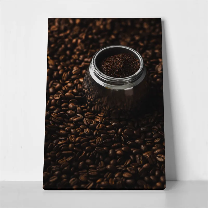 Πίνακας σε Καμβά RUSTIC FARMHOUSE COFFEE