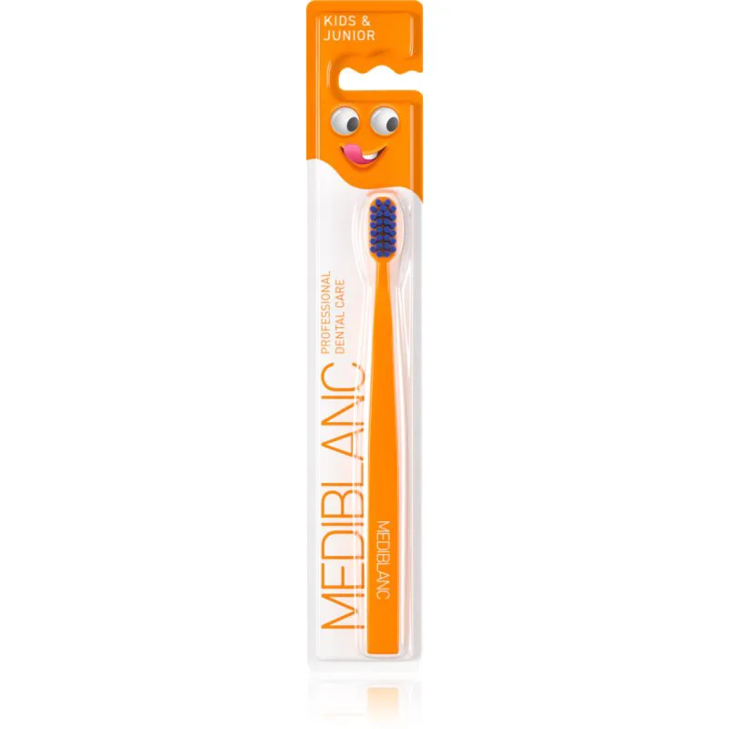 MEDIBLANC KIDS & JUNIOR Ultra Soft οδοντόβουρτσα για παιδιά ύπερ-μαλακό Πορτοκαλί 1 τμχ