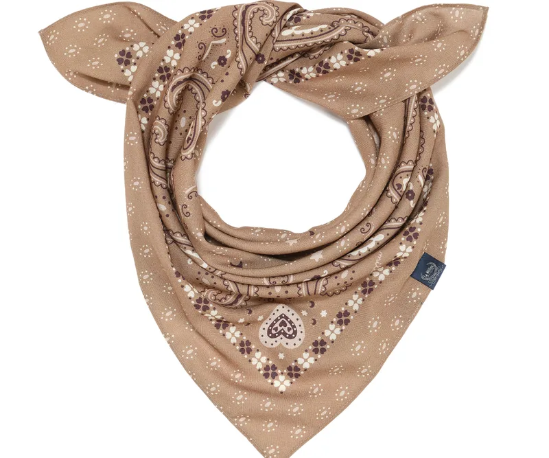 Γυναικείο Μαντήλι Bandana Mocca