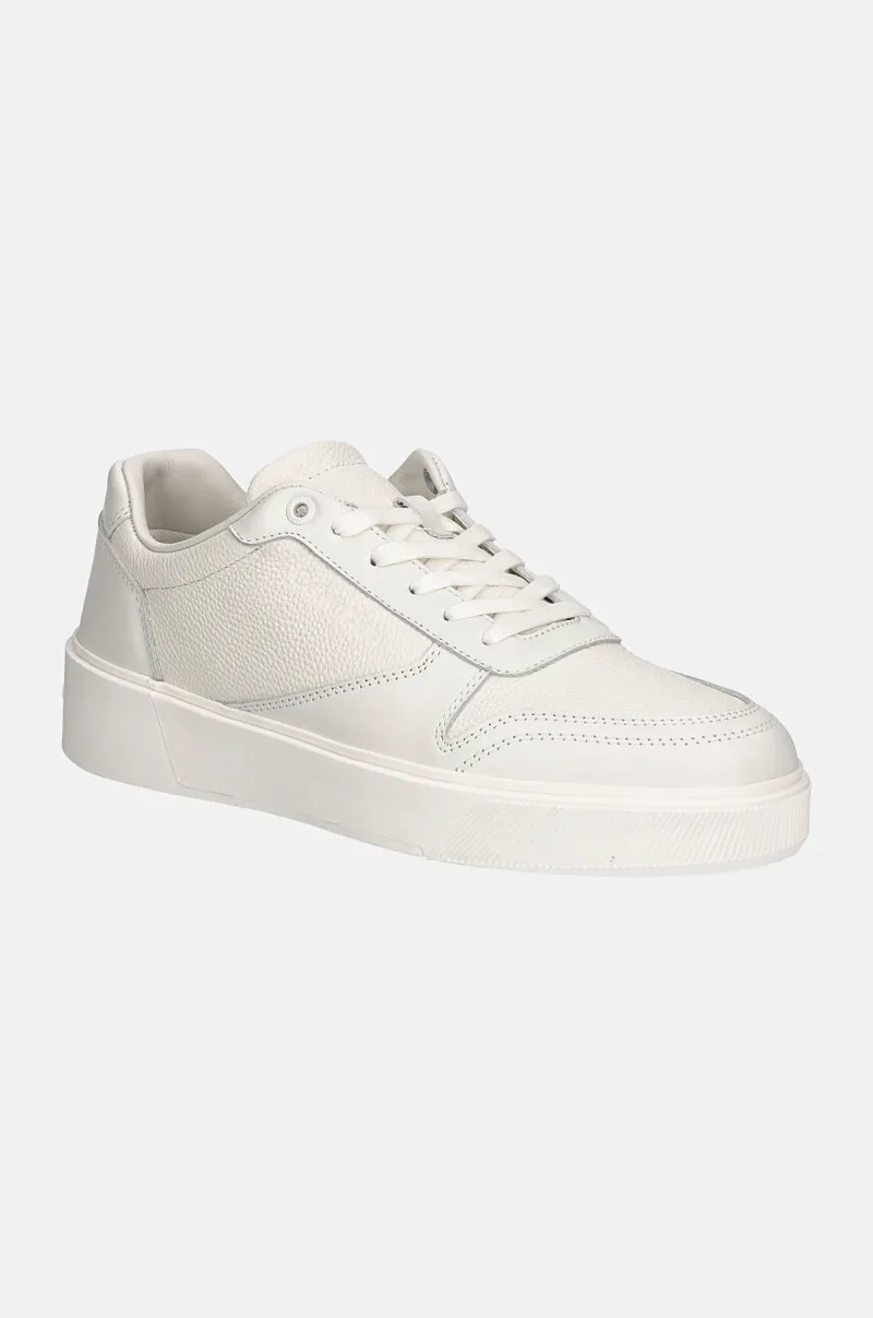 Δερμάτινα sneakers Calvin Klein LOW TOP LACE UP BSKT LTH