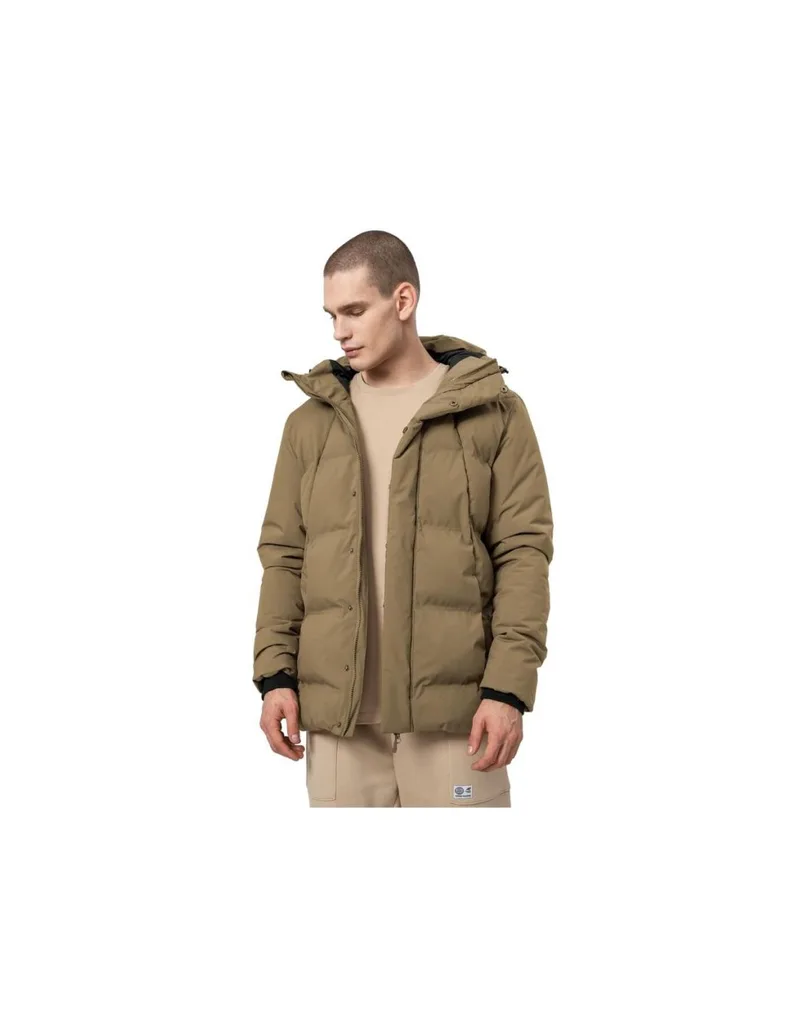 4F Ανδρικό Χειμωνιάτικο Μπουφάν Puffer Μπεζ H4Z22-KUMP007-74S