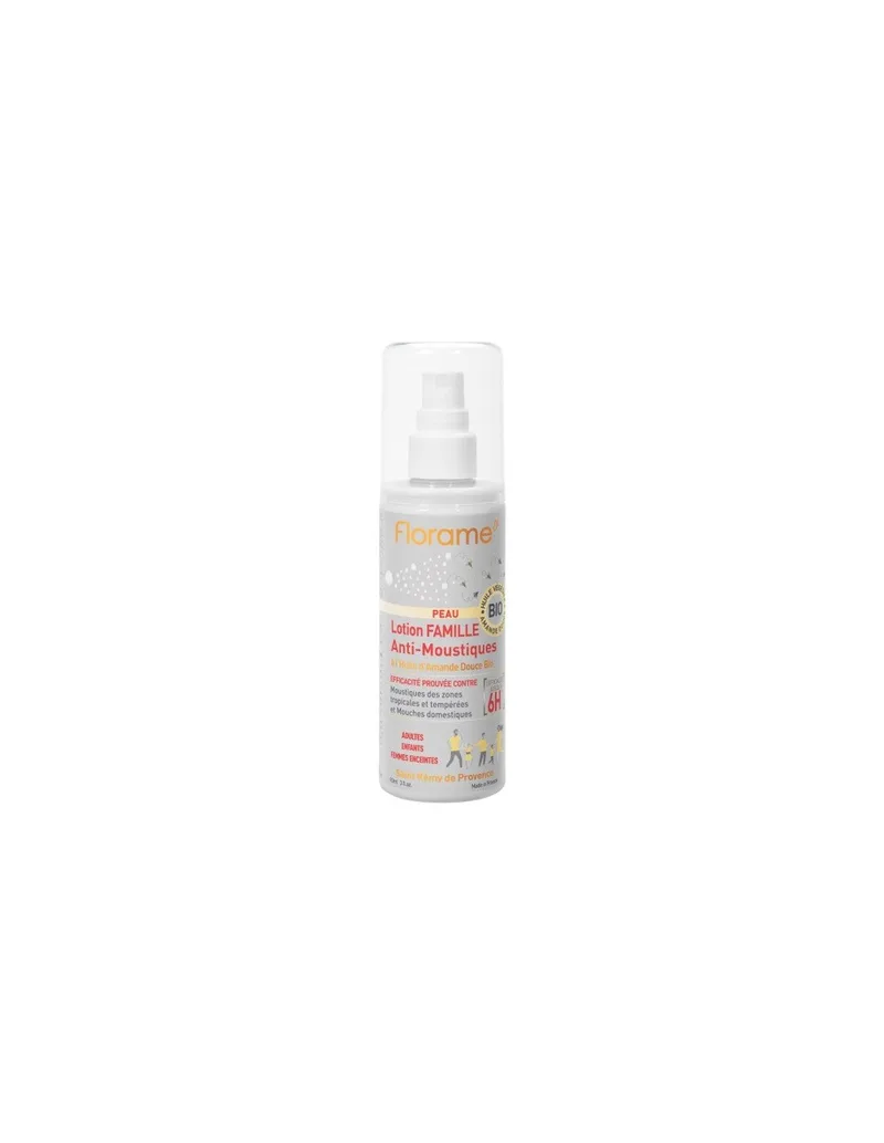 Florame Anti Mosquito Lotion With Organic Essential Oils 90ml