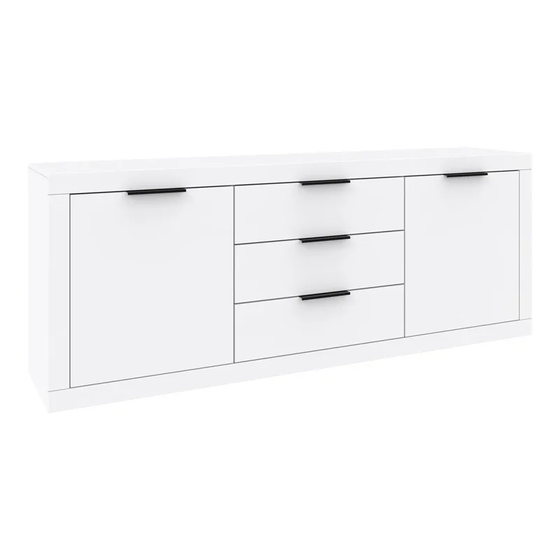 Μπουφές Doha pakoworld σε λευκή απόχρωση 210x45x80.5εκ - PAKO WORLD - 361-000107
