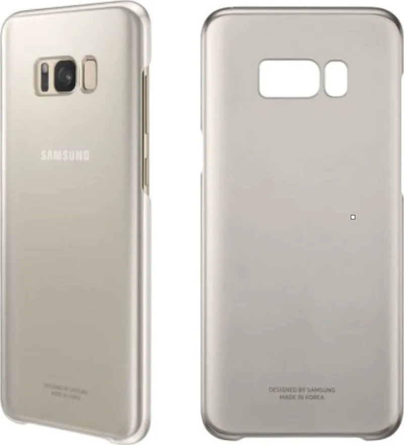 Samsung Official Ημιδιάφανη Σκληρή Θήκη Clear Cover Galaxy S8 Plus - Χρυσό (EF-QG955CFEGWW)