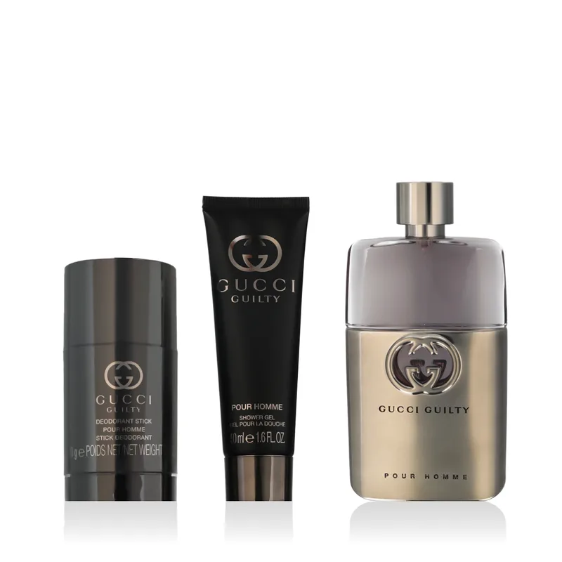 Gucci Guilty Pour Homme EDT 90 ml + DST 75 ml + SG 50 ml (man) 1 pcs