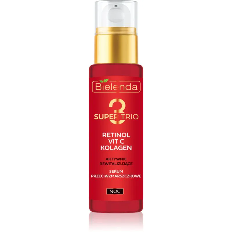 Bielenda Super Trio αναζωογονητικός ορός νύχτας 30 ml