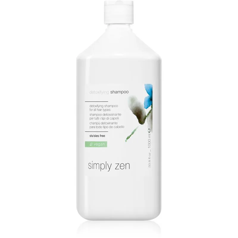 Simply Zen Detoxifying Shampoo σαμπουάν καθαρισμού και αποτοξίνωσης για όλους τους τύπους μαλλιών 1000 ml
