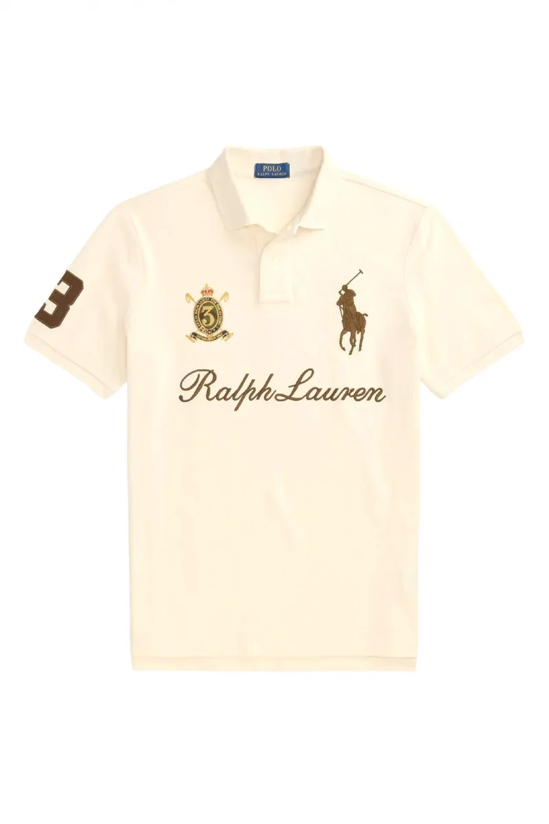 RALPH LAUREN POLO CLASSIC FIT BIG PONY LOGO ΕΚΡΟΥ