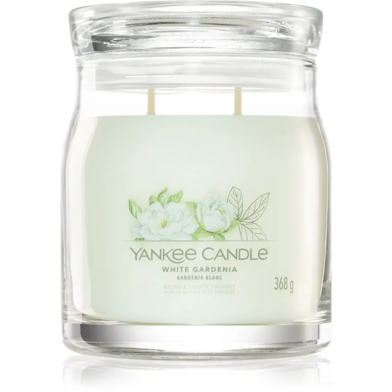 Yankee Candle White Gardenia αρωματικό κερί Signature 368 γρ