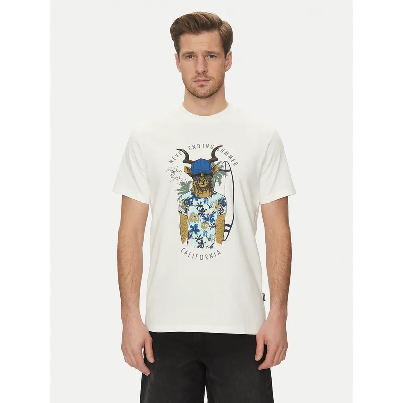 Blend T-Shirt 20718280 Λευκό Regular Fit