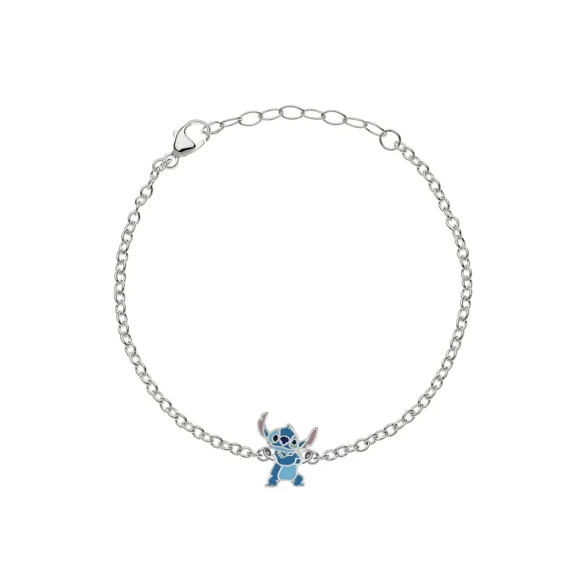 DISNEY Βραχιόλι Παιδικό Stitch Από Ασήμι BS00094SL-65