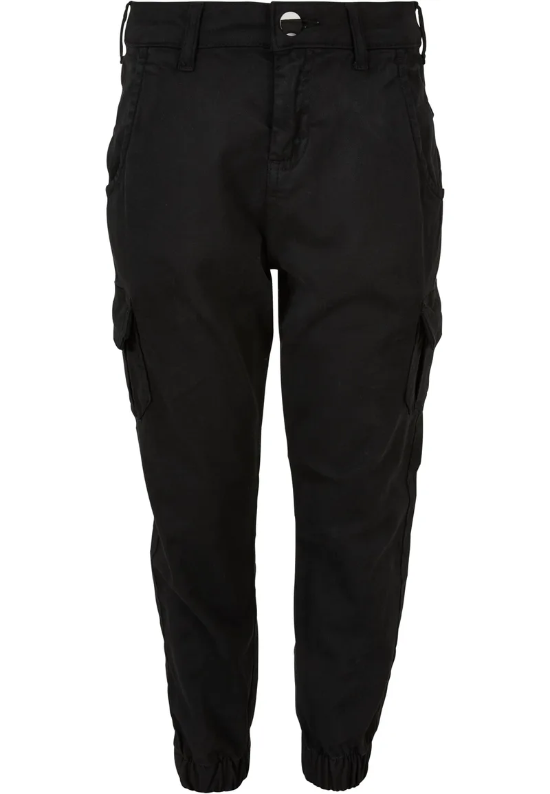 Girls High Waist Cargo Pants Urban Classics UCK3048-00007 black