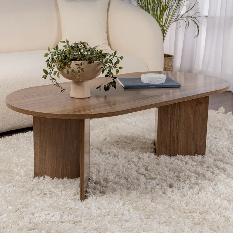 Τραπέζι Σαλονιού Sable - Walnut 909Nrd1109 (119x40x60)