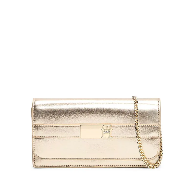 Γυναικεία Τσάντα Χειρός Tommy Hilfiger AW0AW17378 0HS Χρυσή