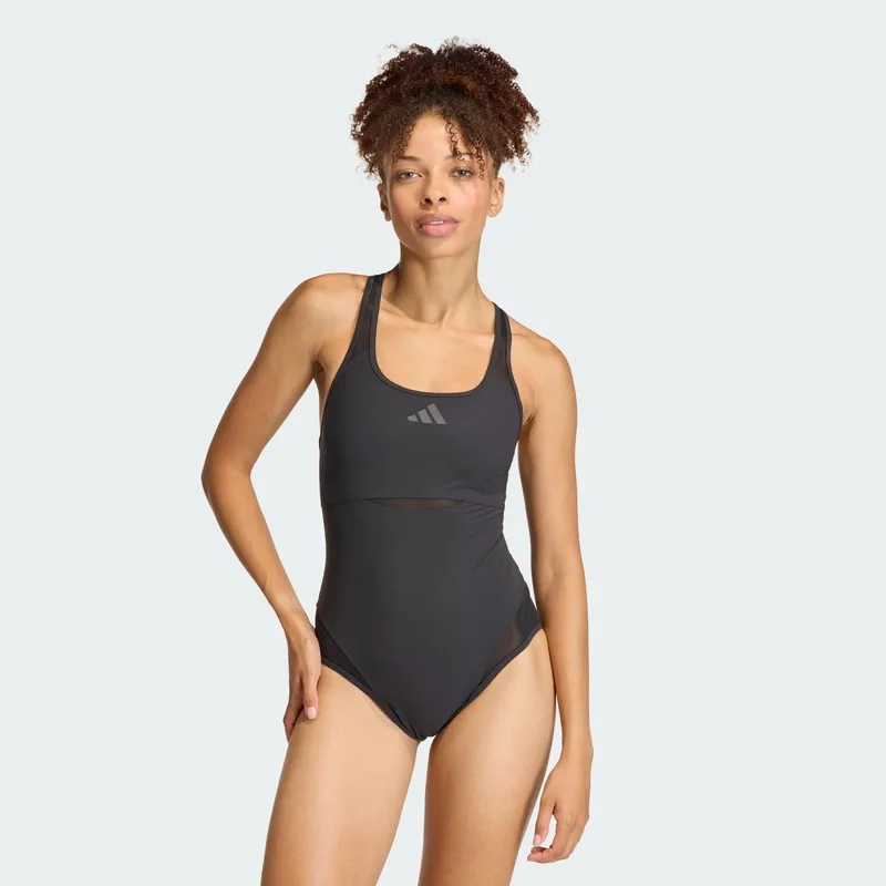 adidas W Lanelux Y-Back Mesh Swimsuit (9000259814_1469)