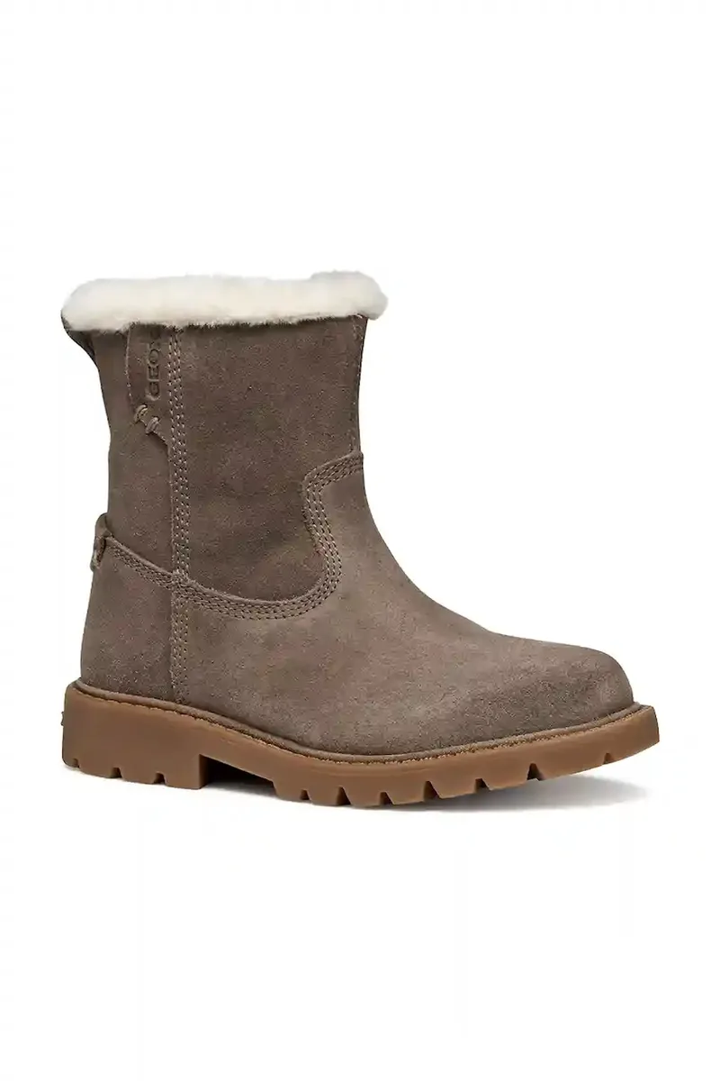 Παιδικές χειμερινές μπότες nubuck Geox SHAYLAX