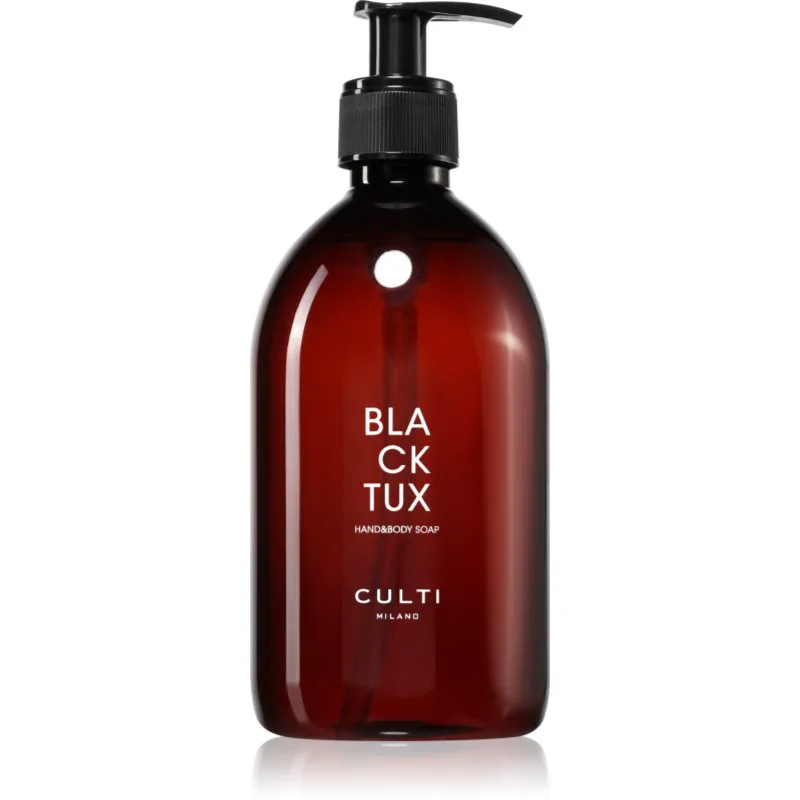 Culti Milano Hand&Body Black Tux αφρώδες σαπούνι για χέρια και σώμα 500 ml