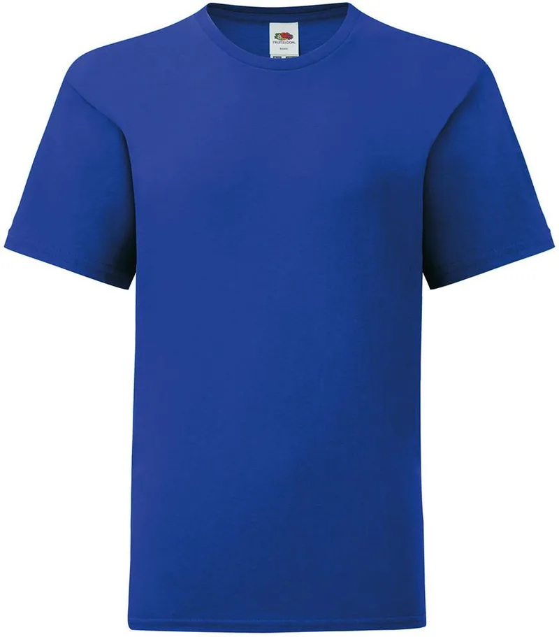Παιδικό T-Shirt 61-023-0 Fruit of the Loom Iconic Royal Blue