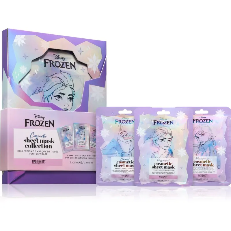 Mad Beauty Frozen Σετ υφασμάτινων μασκών