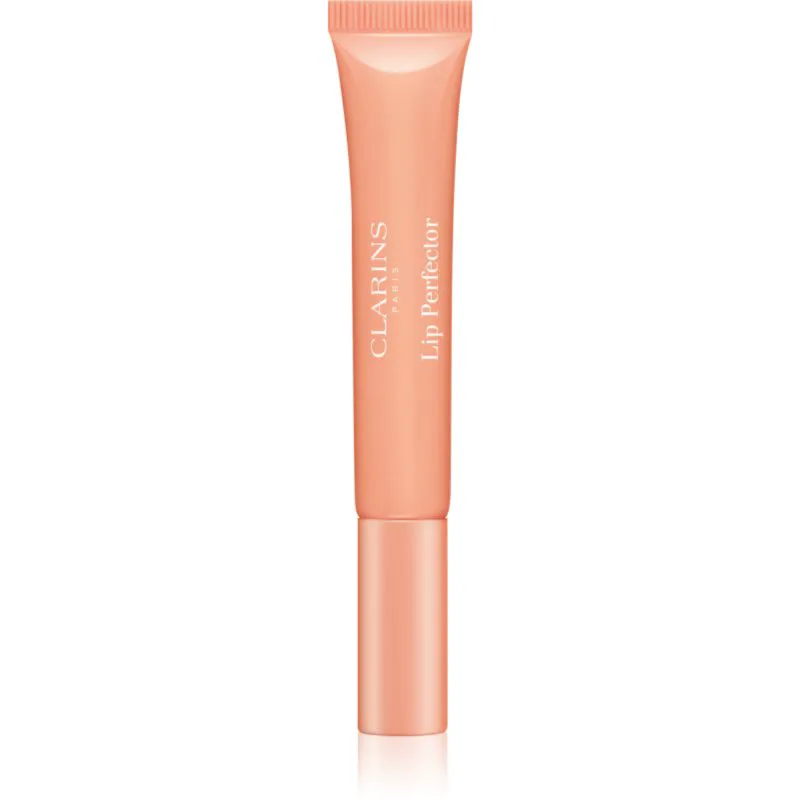 Clarins Lip Perfector Shimmer λιπ γκλος με ενυδατικό αποτέλεσμα απόχρωση 02 Apricot Shimmer 12 ml