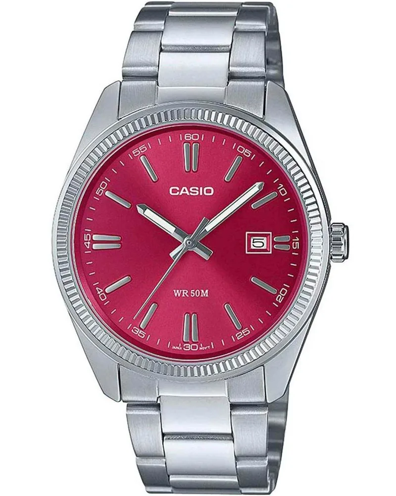 CASIO Collection - MTP-1302PD-4AVEF Silver case with Stainless Steel Bracelet
