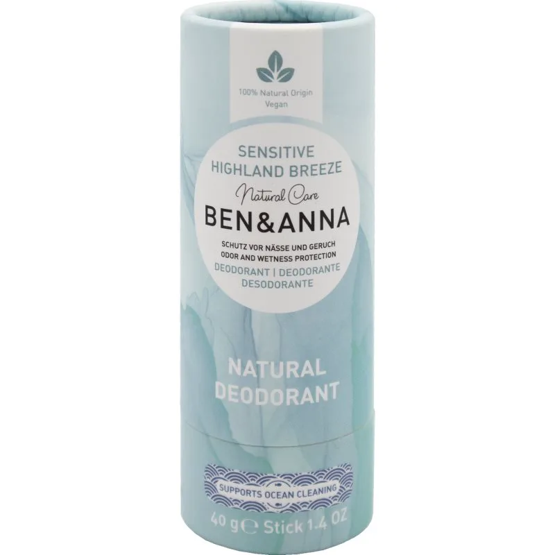 BEN&ANNA Sensitive Highland Breeze στερεό αποσμητικό 40 γρ