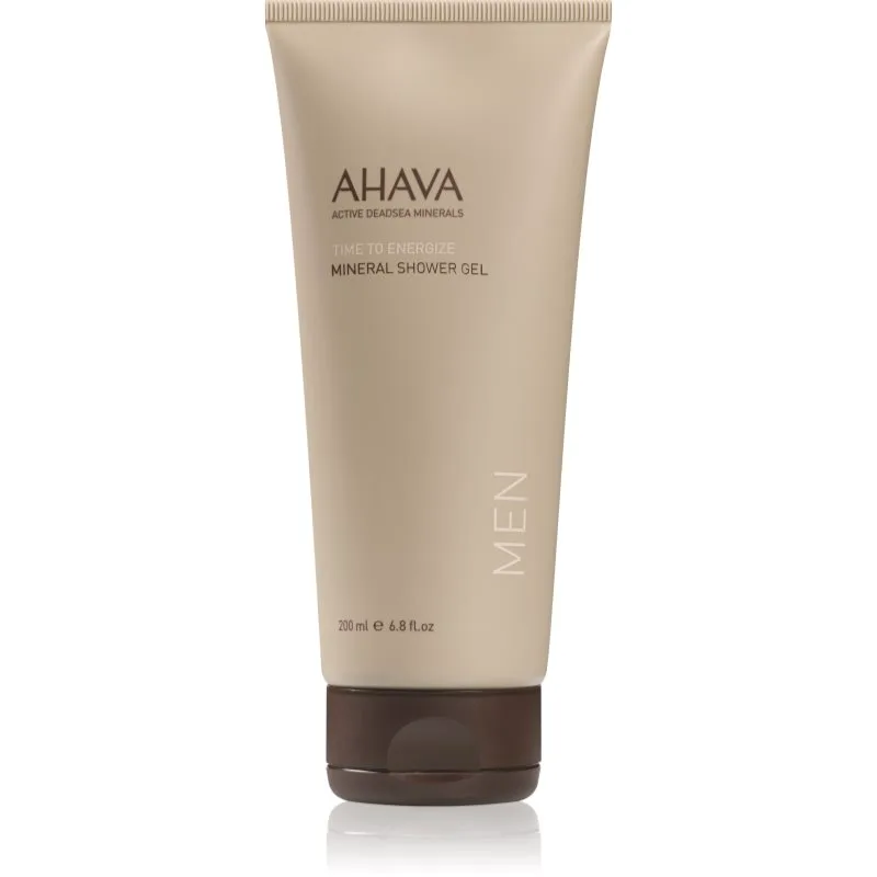 AHAVA Time To Energize Men μεταλλικό τζελ για ντους 200 ml