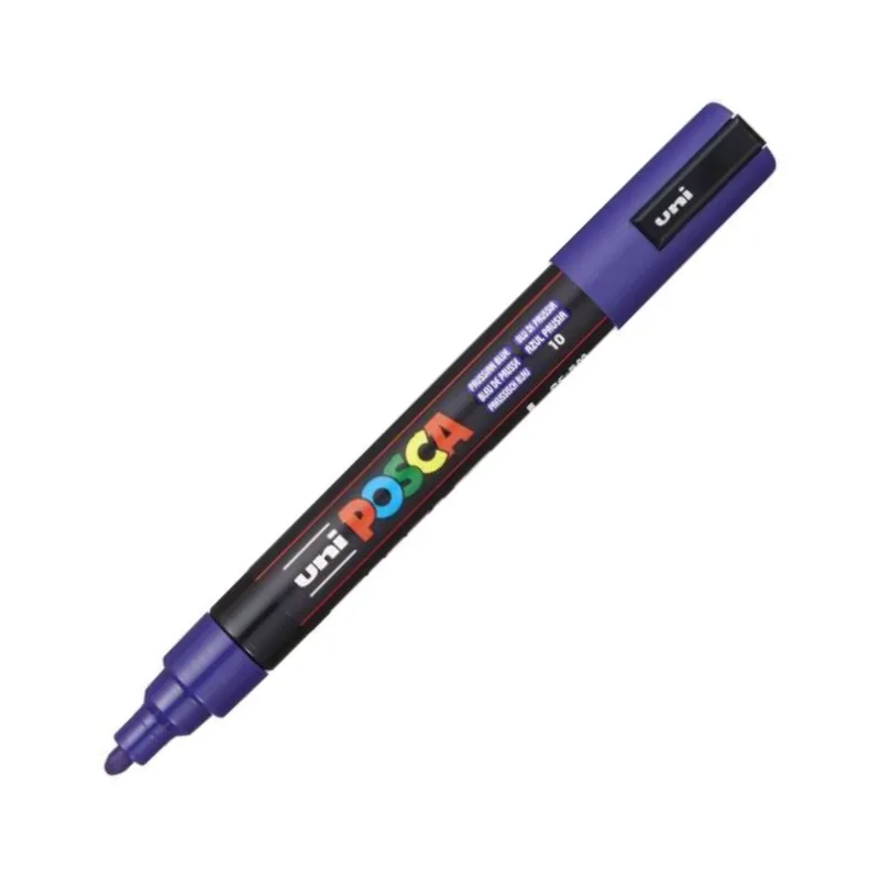 Μαρκαδόρος Posca Medium PC-5M Prussian Blue 2.5mm Uni-Ball