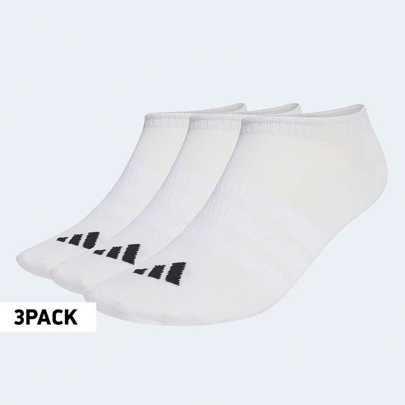 adidas Thin&Light No Show Socks 3 Pair Pack (9000261076_8921)