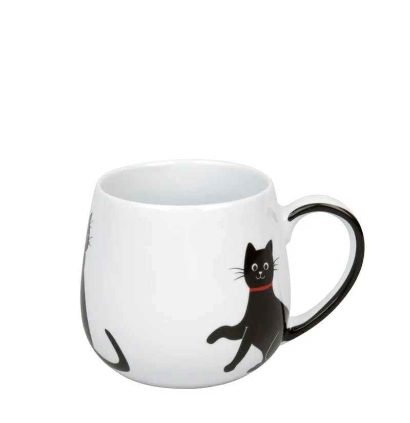 Konitz Κούπα Πορσελάνης Funny Cats And Dogs Cat-Red Necklace 420ml