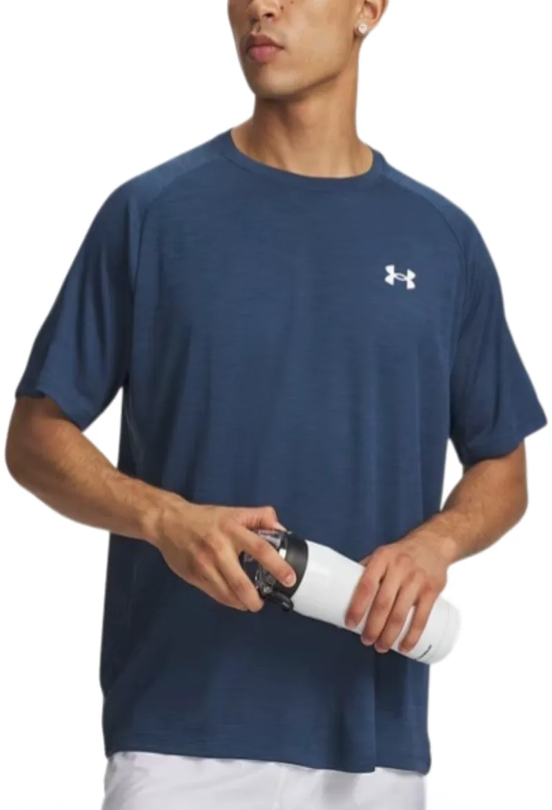 Μπλούζα Κοντομάνικη Under Armour Tech Textured 1382796-498 Ανδρικό