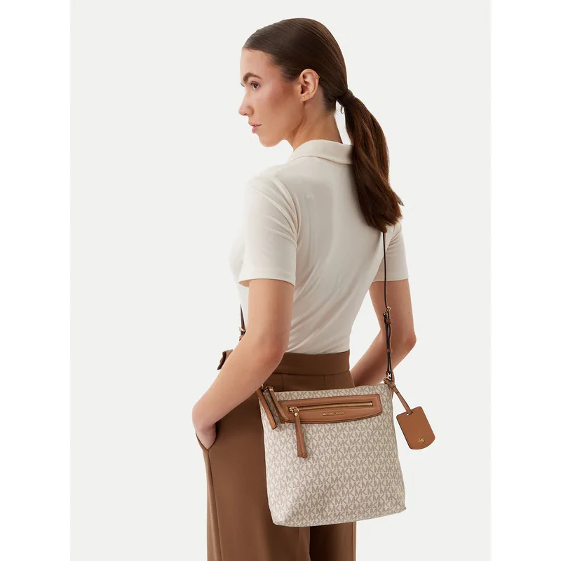Τσάντα MICHAEL Michael Kors Jet Set Travel 32S6GTVC7B Κρεμ