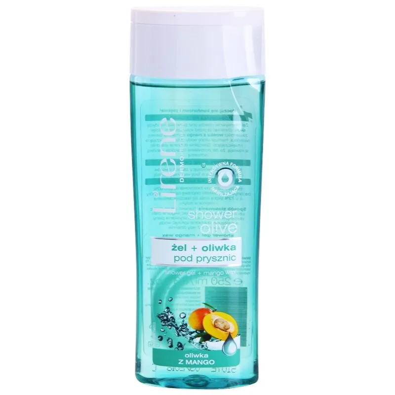 Lirene Shower Olive δροσιστικό τζελ ντους με ενυδατικό αποτέλεσμα Mango Wax 250 ml