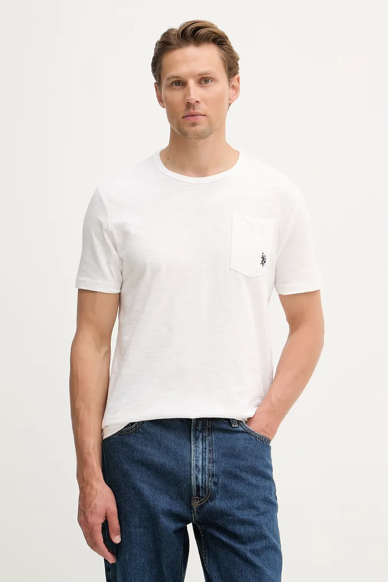 U.S. Polo Assn. t-shirt ανδρικό βαμβακερό Slub Pocket