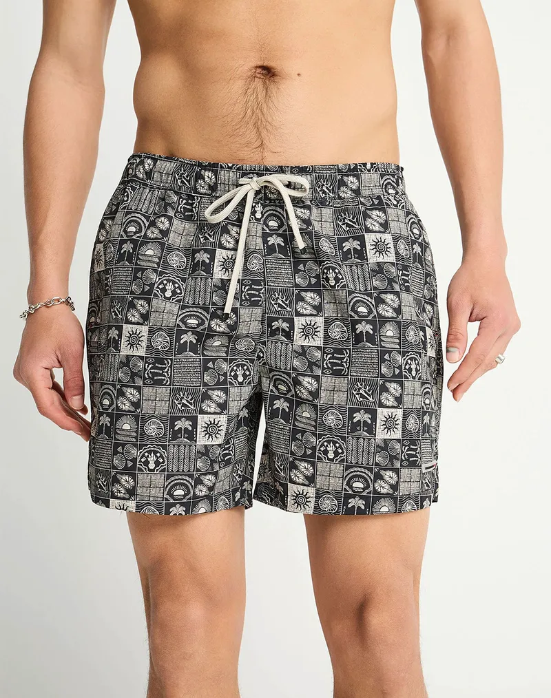 FUNKY BUDDHA Ανδρικό Μαγιό FBM013-012-16-ANTHRACITE Mixed