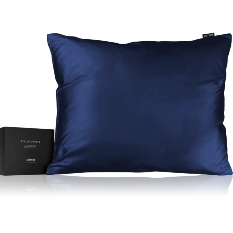 Notino Silk Collection Pillowcase μεταξωτή μαξιλαροθήκη Navy Blue 50x60 εκ