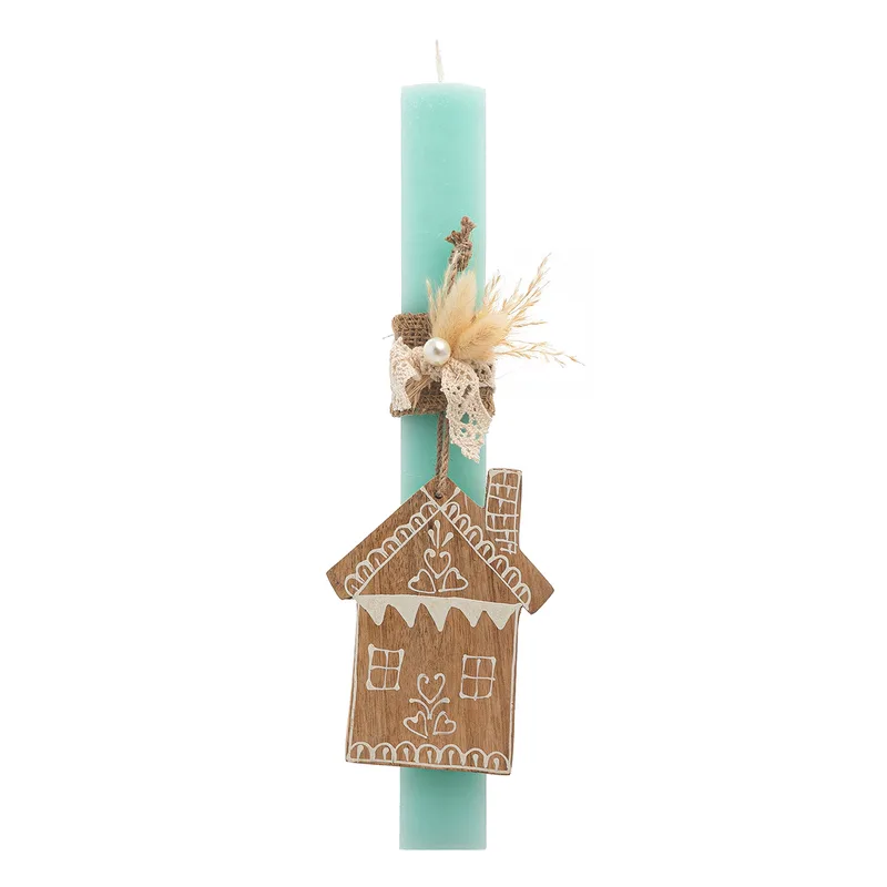 Beauty Home ΛΑΜΠΑΔΑ ΒΕΡΑΜΑΝ 33cm ΣΠΙΤΙ ΞΥΛΙΝΟ ΜΕ ΑΠΟΞΗΡΑΜΕΝΑ