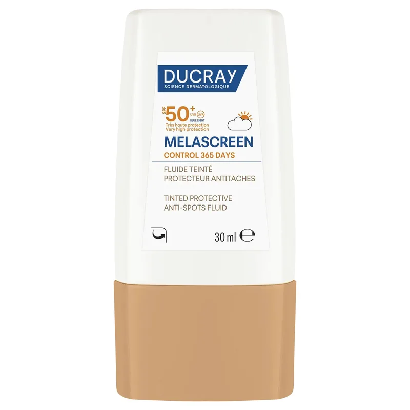 Ducray Melascreen Tinted Protective Anti-Spots Fluid Spf50+ Προστατευτικό Fluide με Χρώμα Κατά των Κηλίδων Πολύ Υψηλής Προστασίας 30ml