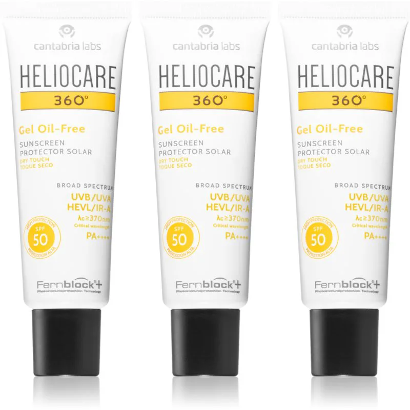 Heliocare 360° Gel Oil-Free αντηλιακό τζελ SPF 50