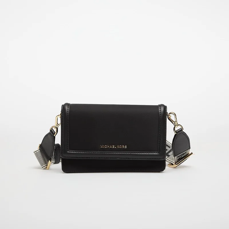 Michael Kors Jet Set Small Nylon Gabardine Smartphone Crossbody Bag Black Universal