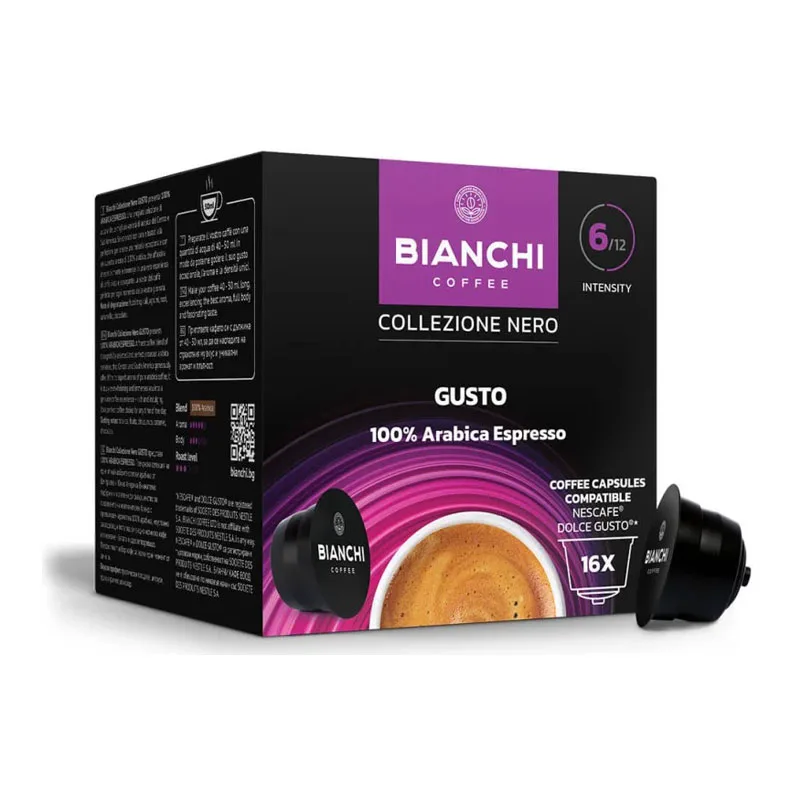 Bianchi 100% Arabica Espresso κάψουλες Dolce Gusto - 16 τεμάχια