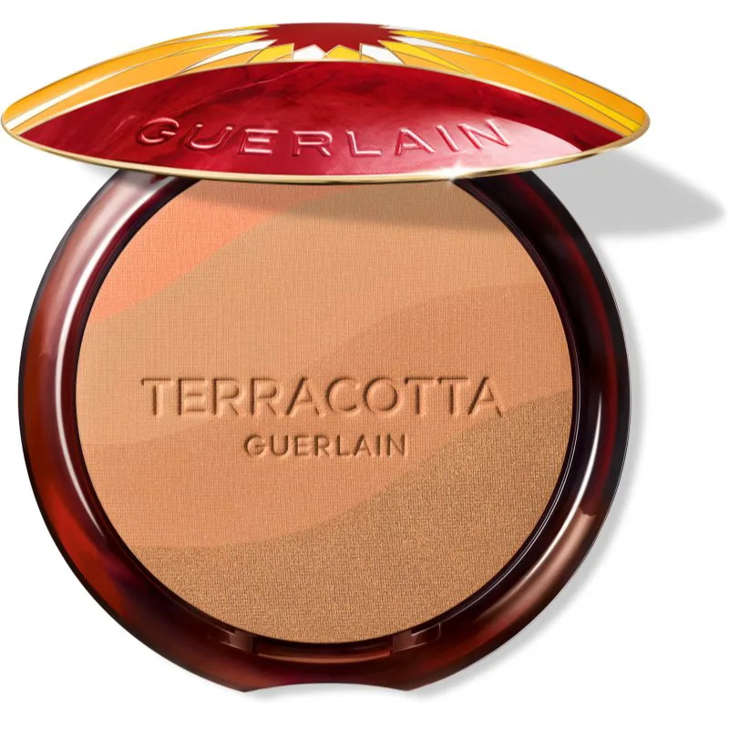 GUERLAIN Terracotta Golden Dunes μπρονζερ λαμπρυντική πούδρα περιορισμένη έκδοση απόχρωση Light Red Zagora 10 ml
