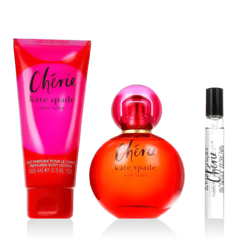 Kate Spade Chérie EDP 100 ml + EDP MINI 7,5 ml + BL 100 ml (woman) 1 pcs