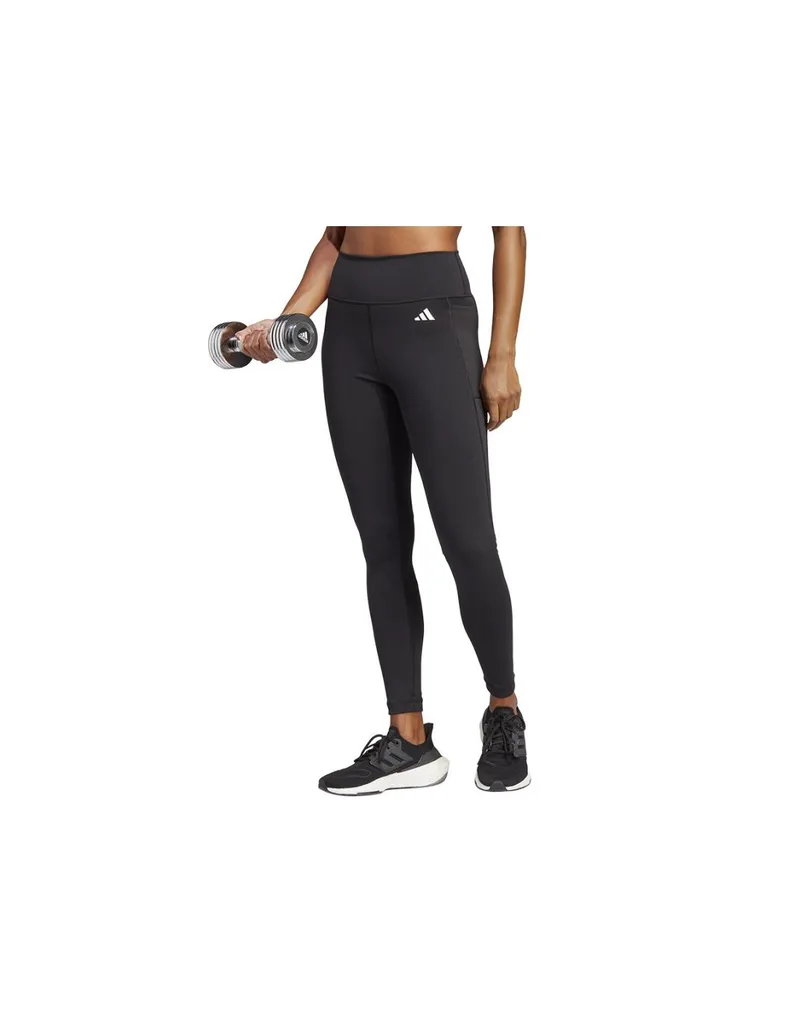 Adidas Essentials High-Intensity Training Γυναικείο Μακρύ Κολάν Ψηλόμεσο Μαύρο HT5445