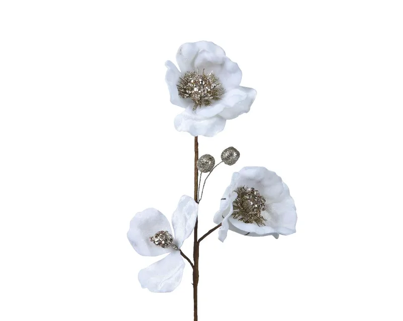 Beauty Home ΛΟΥΛΟΥΔΙ ΒΕΛΟΥΔΙΝΟ ΜΕ ΧΡΥΣΟ ΓΚΛΙΤΕΡ 58 cm